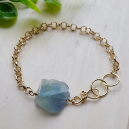 PULSERA GLÁNDULA PINEAL EN CUARZO AZUL