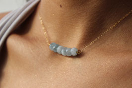 COLLAR AGUAMARINA AZUL CLARO