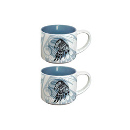 Set espresso kopjes "Raven Moon"