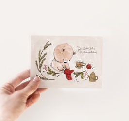 Weihnachtskarten "Weihnachtsbär"