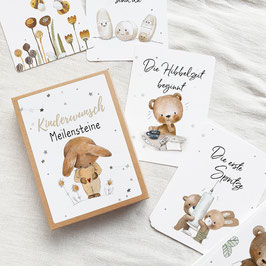 Meilensteinkarten "Kinderwunsch Meilensteine"