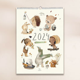 SALE Familienkalender 2024, in A4 A3