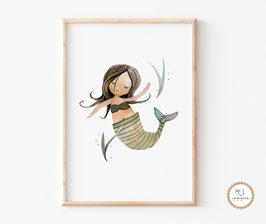 Kinderbild "Meerjungfrau"