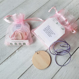 Kit DIY de pendentif (1) à peindre pour enfants - emballage au choix