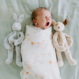 おくるみブランケット