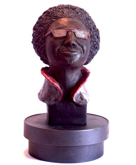 Sculpture "The Godfather of Soul " Céramique Contemporaine