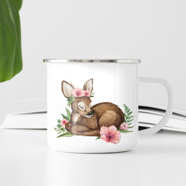 Emaille Tasse - Bambi