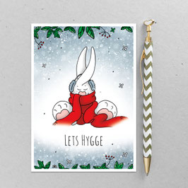 Henning Hase – Let`s Hygge– A6 Postkarte