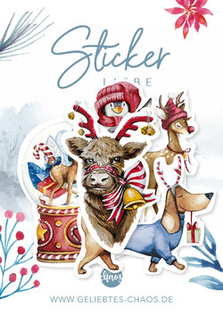 Sticker – Weihnachten - Set