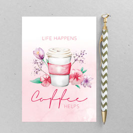 Coffee – A6 Postkarte