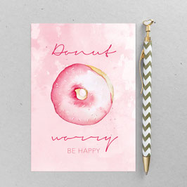 Donut – A6 Postkarte