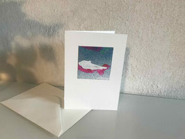 Klappkarte Einzelstück mit Umschlag, DIN A 6 (10,5 x 15 cm, 4,1 x 5,85 inch)