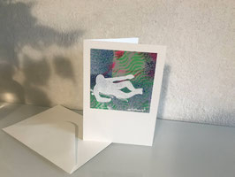 Klappkarte Einzelstück mit Umschlag, DIN A 6 (10,5 x 15 cm, 4,1 x 5,85 inch)