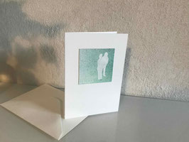 Klappkarte Einzelstück mit Umschlag, DIN A 6 (10,5 x 15 cm, 4,1 x 5,85 inch)