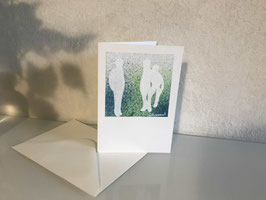 Klappkarte Einzelstück mit Umschlag, DIN A 6 (10,5 x 15 cm, 4,1 x 5,85 inch)