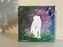 Mixed-Media Collage auf Canvas-Board