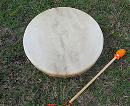 Tambour Amérindien peau de cerf 45 cm