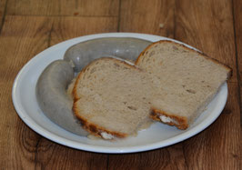 Leberwürste mit Brot
