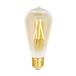 Wiz ST64 Filament Bulb Amber E27