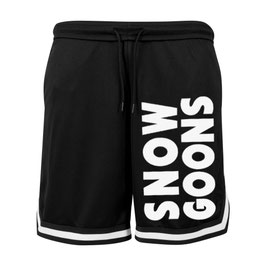 SNOWGOONS – BLACK SNOW MESH SHORTS