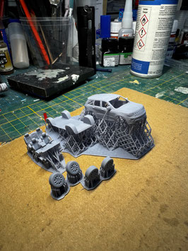 1:87 - 3D Druck Bausatz - ähnlich Jeep Grande Cherokee