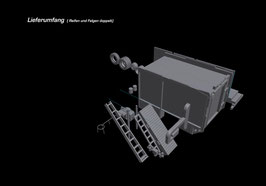 1:87 3D Druck Bausatz: Aufbau MLF ähnlich Ziegler Alpas Radstand 3600