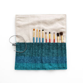PINSELSET blaue Linie