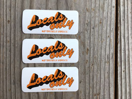 BALLISTICS（バリスティクス） Locals only STICKER（3枚セット）