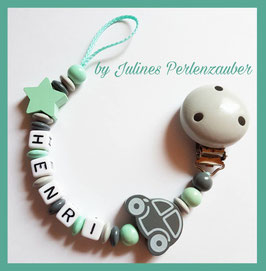 Schnullerkette "Auto"