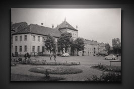 Blick aufs Rathaus Oschersleben um 1960