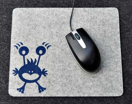Mousepad aus Filz " Monster Nimmersatt "