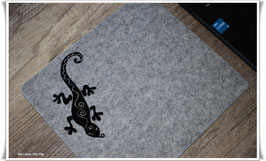 Hochwertiges Mousepad aus Filz, 3 mm stark, Salamander