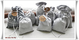 Hübsche Geschenksäckchen / schlicht und modern zu jedem Anlass