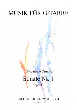 Carulli Ferdinando : Sonate Nr. 1 (A-Dur)