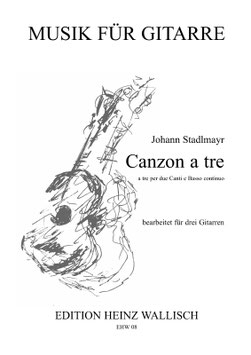 Stadlmayr Johann: Canzon a tre
