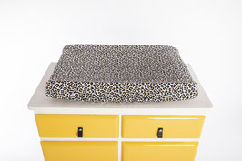 aankleedkussenhoes Leopard oker