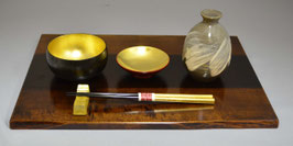 木製膳・天杯セット