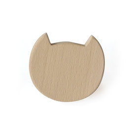 Wooden cat hook