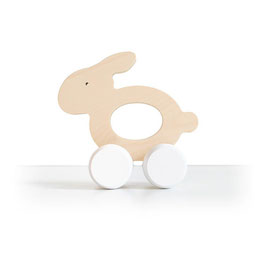 Holz-Nachziehtier Hase