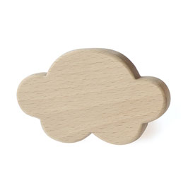 Kleiderhacken Wolke aus Holz Natur