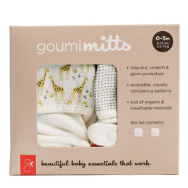 Mitts two pack - on safari + drops grey