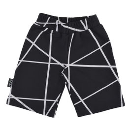 Black Lines Shorts