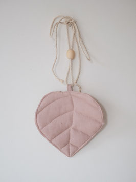 Linen leaf - pink