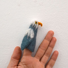 Fingerpuppe Weißkopf Seeadler