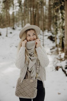 The Tote Bag mini -raute teddy beige-