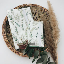 Windeltasche und MuKi Hülle -eukalyptus-