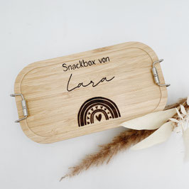 Personalisierte Snackbox -Regenbogen-
