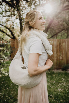 Moonbag L Cord -hellbeige-