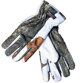 MFH Fleece Handschuhe Thinsulate Fingerhandschuhe, hunter snow Größe L