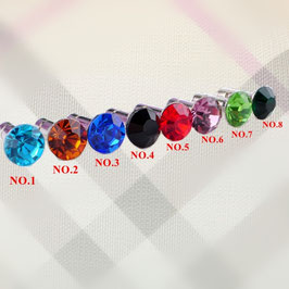 Colorful gem plug